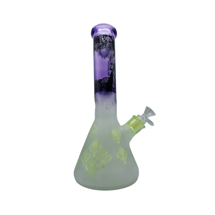 12″ 7mm Sandblasted Beaker Bong