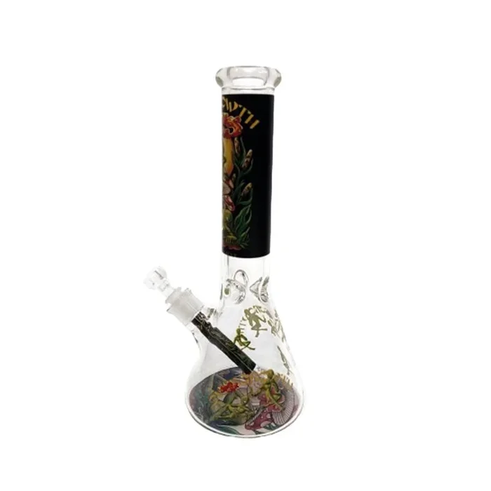 14″ 7mm Alien Design Exclusive License Glass Bong