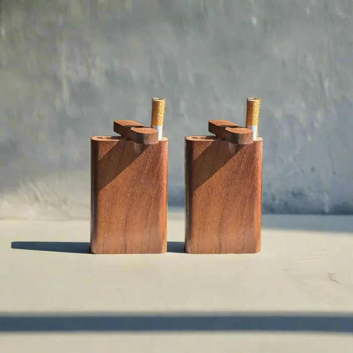 2 Pack – Wood Dugout w/One Hitter & Cleaning Tool