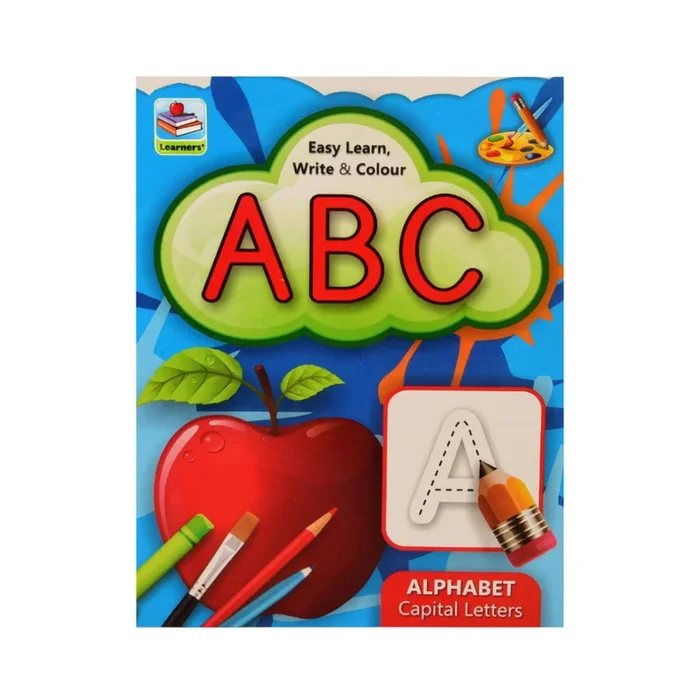 2155 LEARNS EASY LEARN WRITE & COLOR BOOK ABC (CAPITAL)