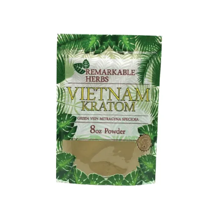 8oz Green Vein Vietnam Powder Remarkable Herbs Kratom