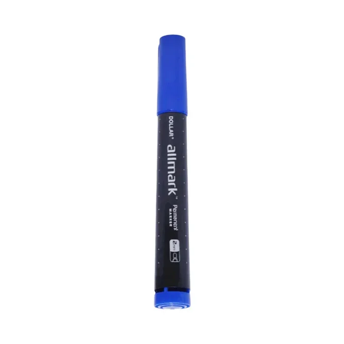 90 Dollar Marker Permanent Almark 2Mm Blue