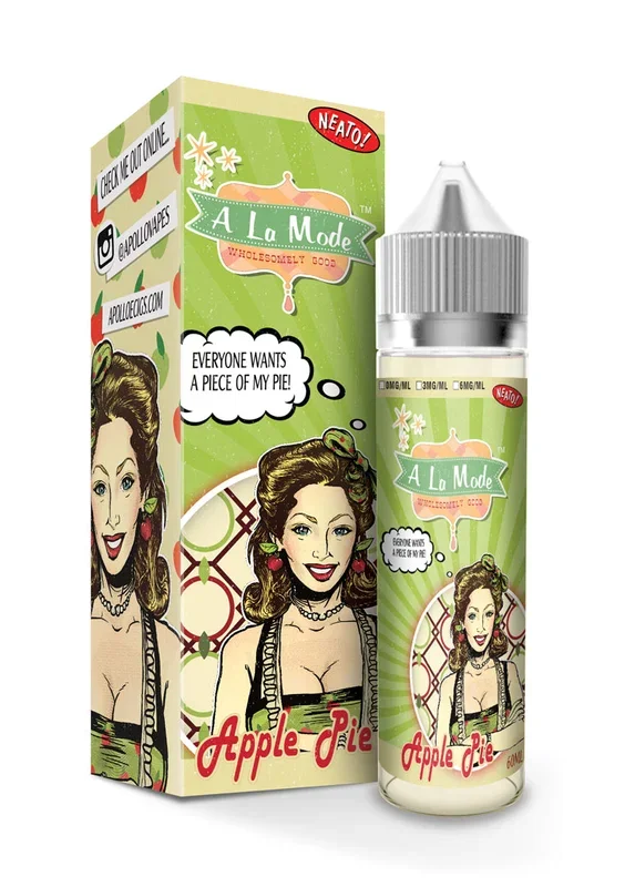 A La Mode Apple Pie Max VG E-Liquid 50ml Short Fill