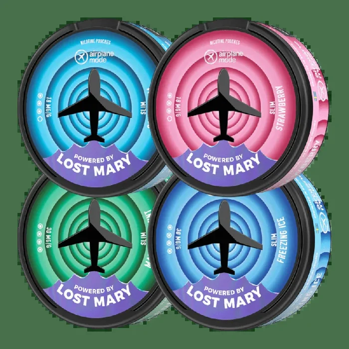 AirPlane Mode Nicotine Pouches – By Lost Mary