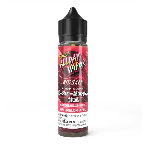 ALLDAY VAPOR AMPED 60mL – Watermelon Blitz