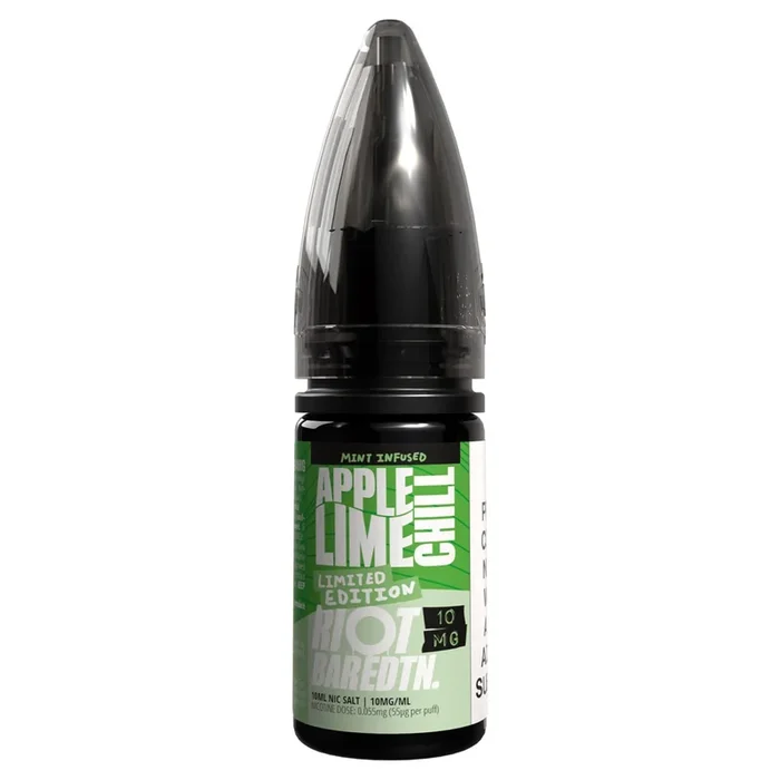 Apple Lime Chill Limited Edition BAR EDTN 10ml Nic Salt By Riot Squad
