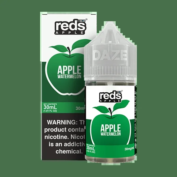 Apple Watermelon SALT – Red’s Apple E-Juice by 7 Daze – 30mL