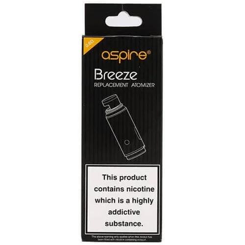 Aspire Breeze Coils – 0.6ohm (Pack of 5)