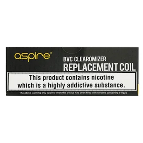 Aspire BVC Coils – 1.8ohm (Pack of 5)