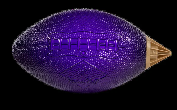Authentic PowerHitter Football Purple & Gold