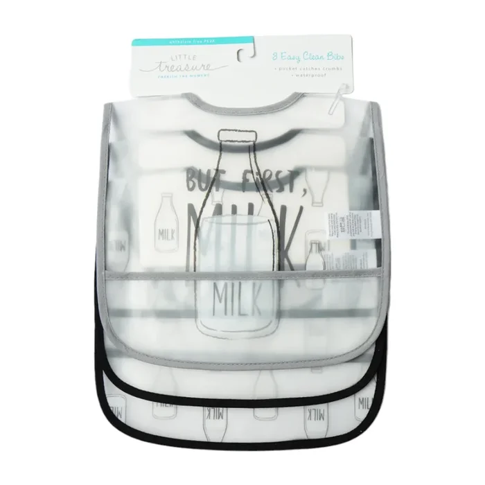 BABY PLASTIC BIB 3PC PACK MDW-23 CHI 75560CH