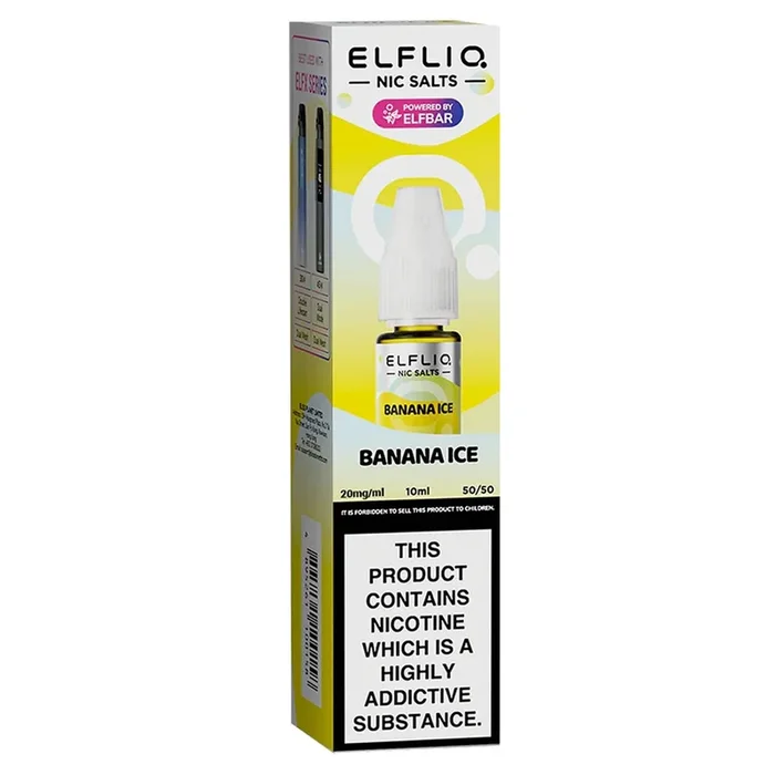 Banana Ice 10ml Nic Salt By Elf Bar Elfliq