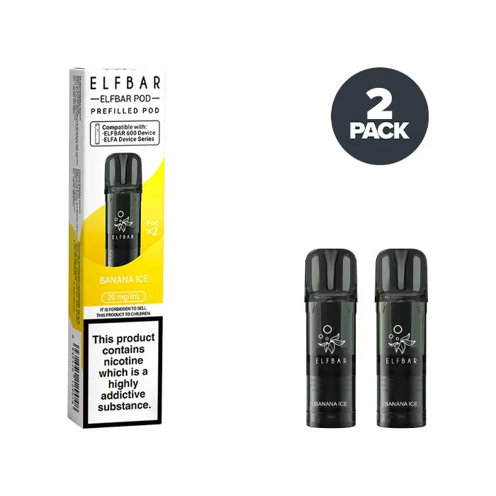 Banana Ice Elf Bar 600 Prefilled Pods
