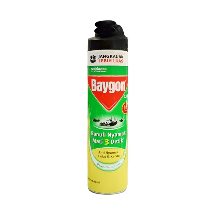 BAYGON INSECT KILLER WANGI CITRUS FRESH 600 ML