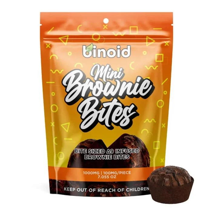 Binoid Delta 9 Brownie Bites – 1000mg