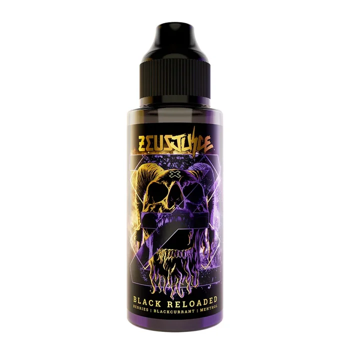 Black Reloaded Shortfill by Zeus Juice. – 100ml