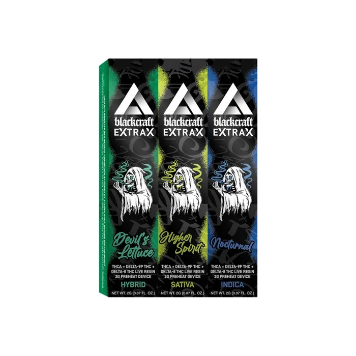 Blackcraft Extrax THC-A + Delta 9 Vape – 2000mg