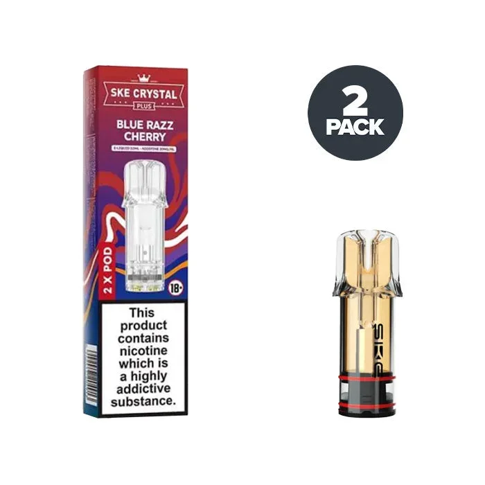 Blue Razz Cherry SKE Crystal Plus Pre-filled Pods