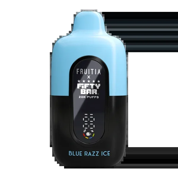 Blue Razz Ice FRUITIA X Fifty Bar 20K