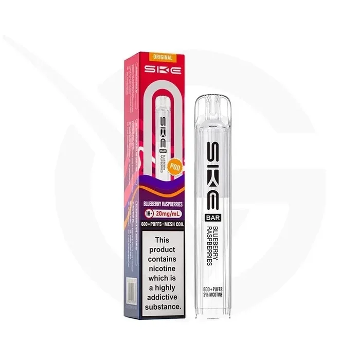 Blueberry Raspberries Prefilled Pods By SKE Bar 600