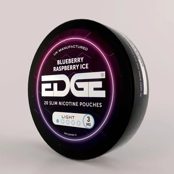 Blueberry Raspberry Ice Nicotine Pouches by EDGE