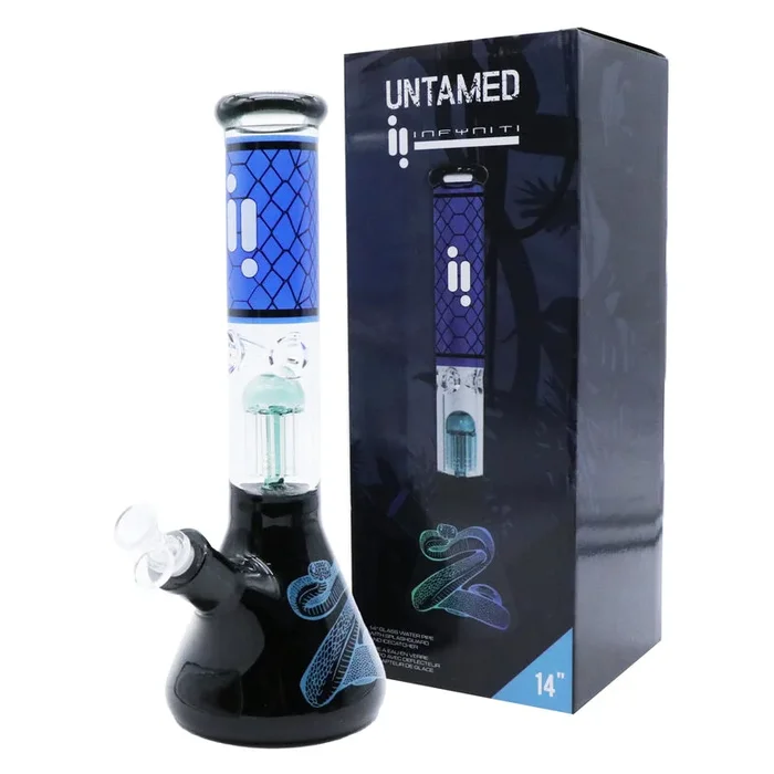 Bong à eau classique Infyniti Untamed 14″ 7 mm – Cobra