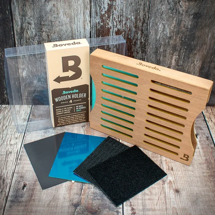Boveda Standard Cedar Holder for Humidors – Holds 4 Packs