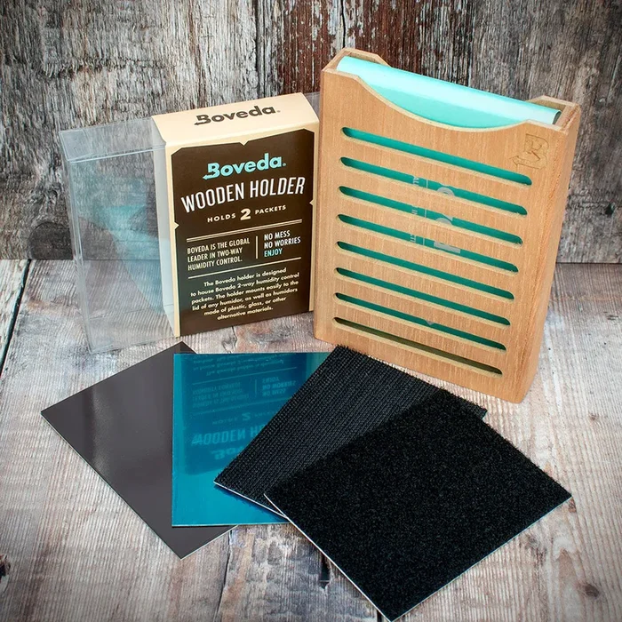 Boveda Standard Stacked Cedar Holder for Humidors – Holds 2 Packs