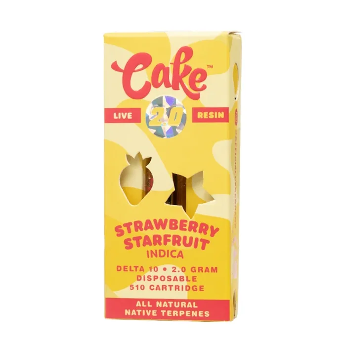 Cake Live Resin Delta 10 Cartridge – 2000mg
