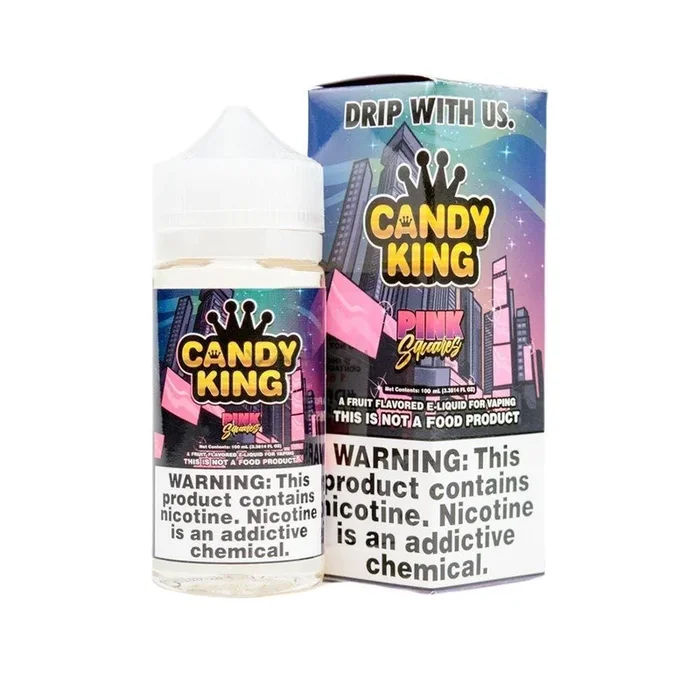 Candy King eJuice – Pink Squares – 100ML