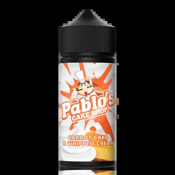Carrot Cake and Whipped Cream – Pablo’s Cake Shop – Shortfill – 100ml