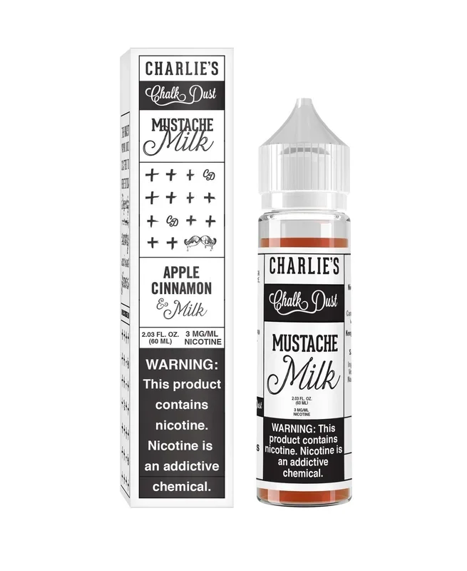 Charlie’s Chalk Dust | Mustache Milk 60ML eLiquid