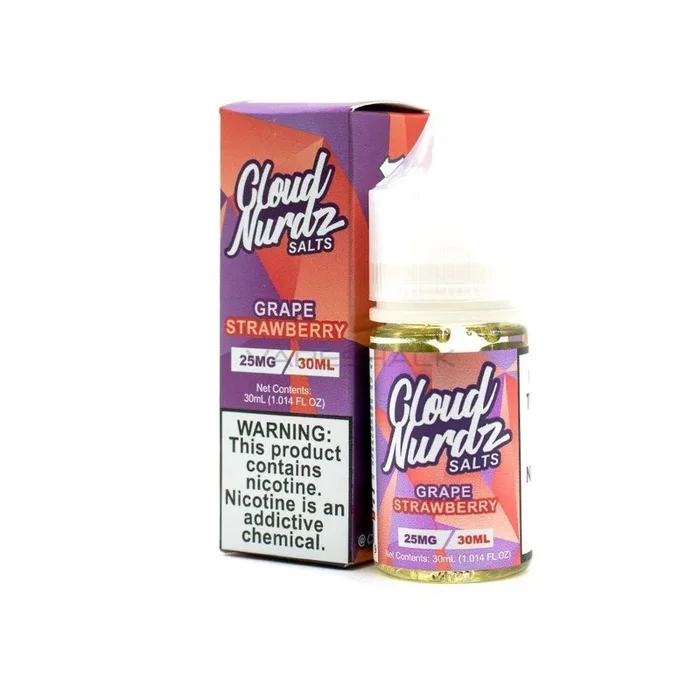 Cloud Nurdz Salts – Grape Strawberry – 30ML