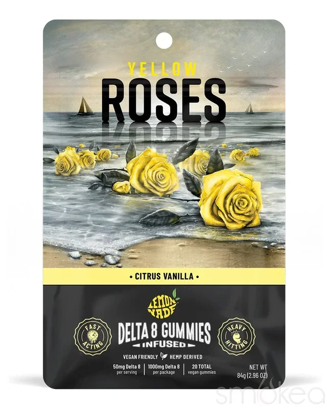 Cookies 50mg Delta 8 Gummies – Yellow Roses (20-Pack)