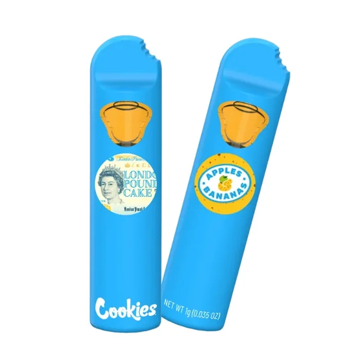 Cookies Apple n Bananas/London Pound Cake THC-A Vaporizer – 2000mg