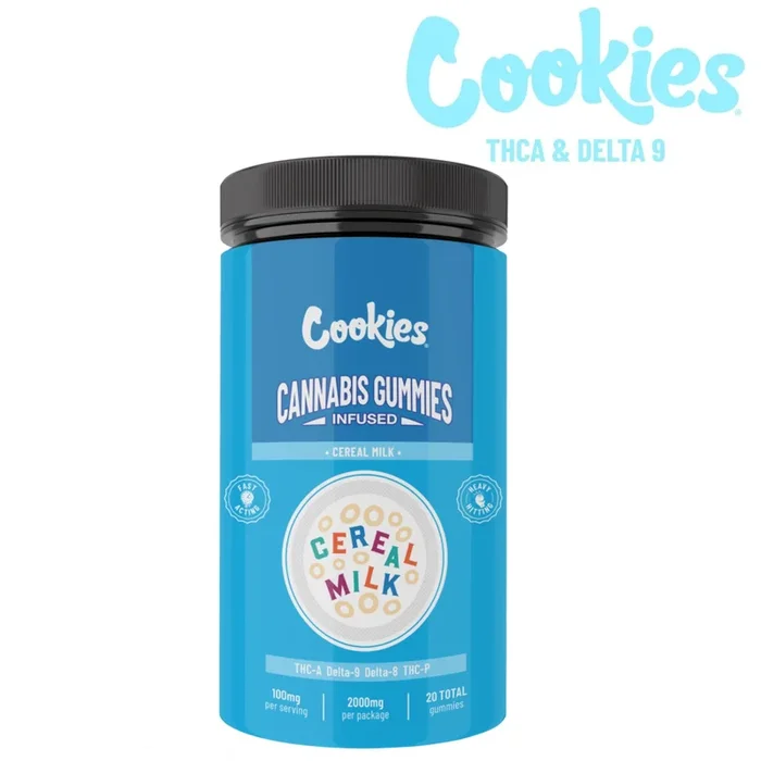 Cookies Cereal Milk THC-A + Delta 9 Gummies – 25ct
