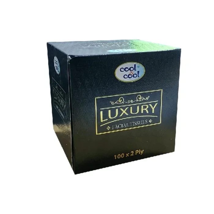 COOL & COOL EMBOSSED FACIAL TISSUES 100S X 2PLY
