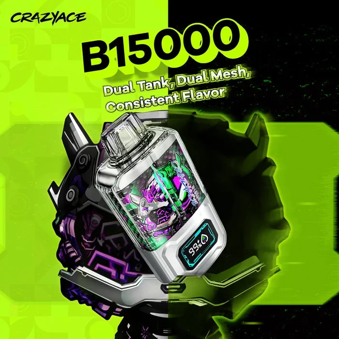 CRAZYACE B15000 Disposable Device – 15000 Puffs