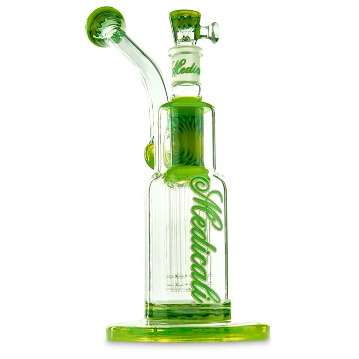 Custom Medicali Wig Wag Tree Perc Water Pipe – Slyme Green