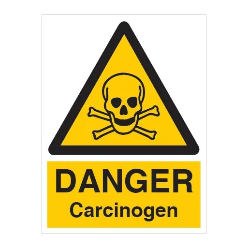 DANGER Carcinogen Sign