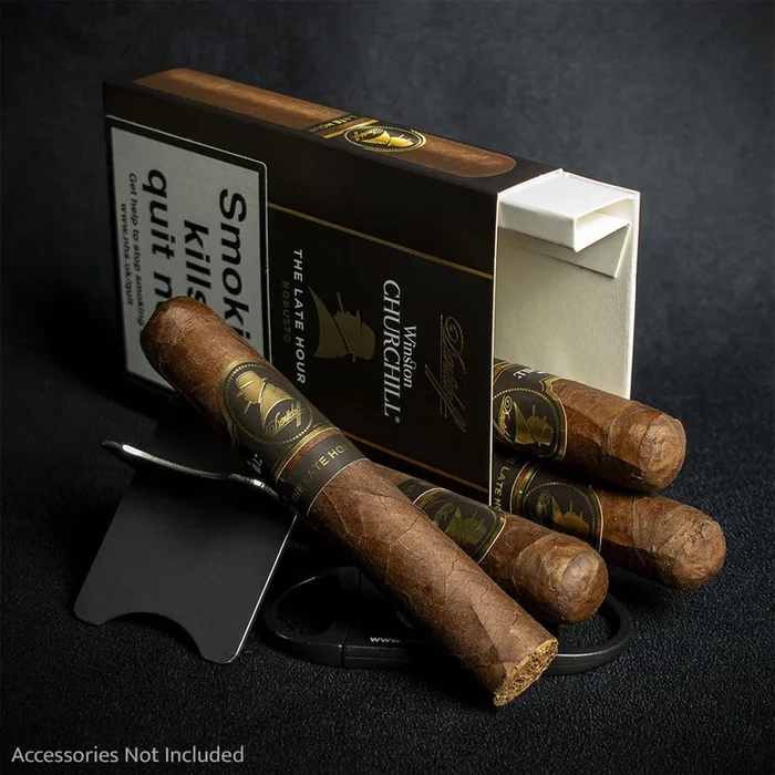 Davidoff Winston Churchill The Late Hour Robusto Cigars – Pack of 4