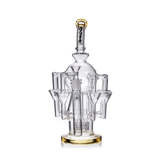 Daze Glass – 13″ Octopus Recycler Style Matrix Perc Glass Water Pipe