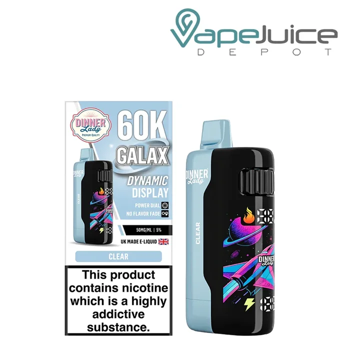 Dinner Lady Galax 60K Clear Disposable