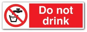 Do not drink