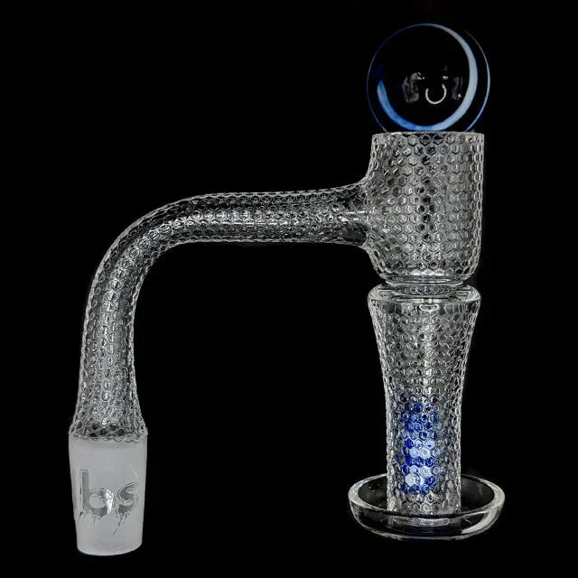 Dogg Lbs (Banger) Everyday Etched Pattern Terp Slurper Quartz Banger Set 14mm 90 Degree