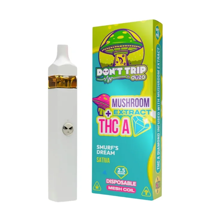 Dont Trip Shroom + THC-A Smurfs Dream Vaporizer – 2500mg