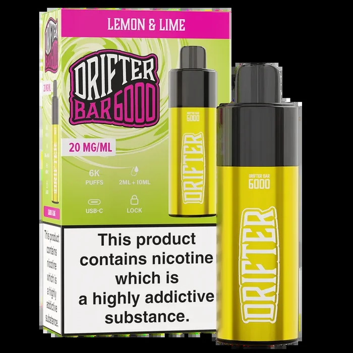 Drifter Bar 6000 Pod Kit (pre-filled) – Lemon Lime