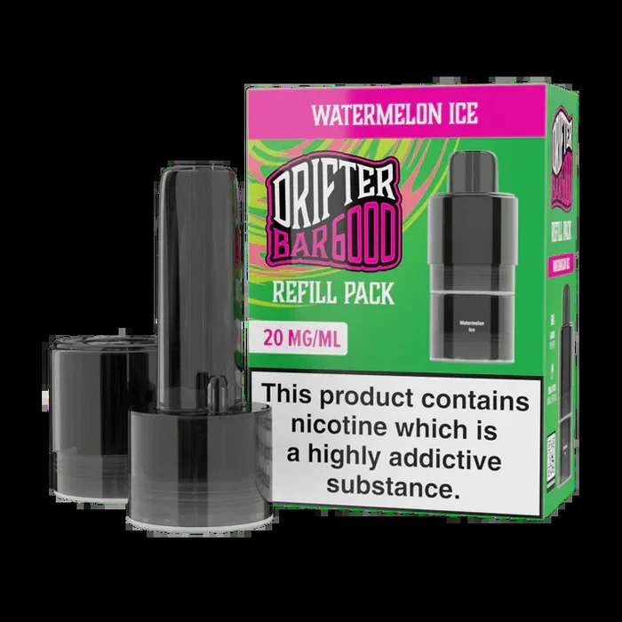Drifter Bar 6000 Prefilled Vape Pods & Refill Containers – Watermelon