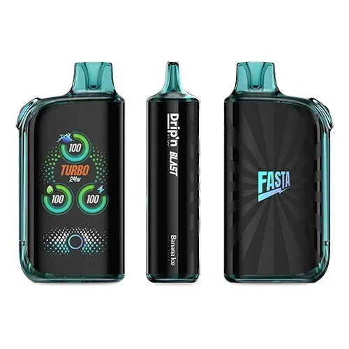 Drip’n by ENVI Fasta Blast Frozen 30K Rechargeable Disposable Vape