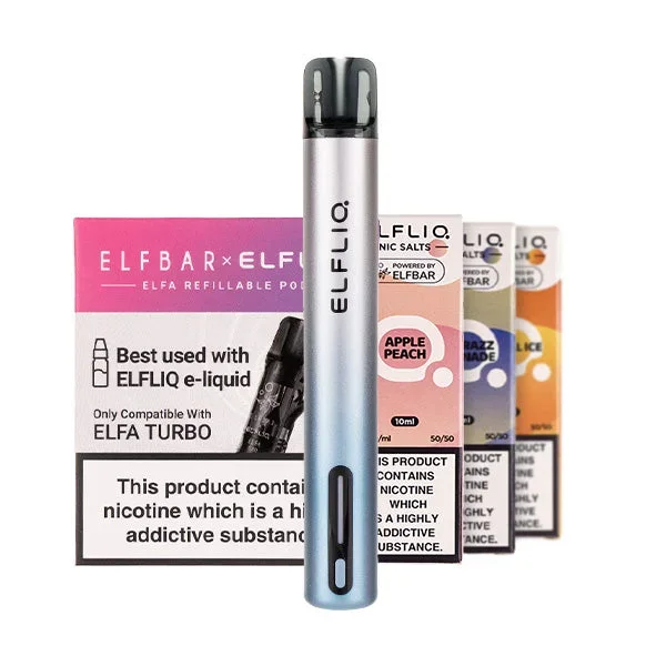 Elf Bar ELFA Turbo Refillable Pod Kit Bundle